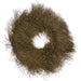 18" Glittered Tillandsia Artificial Hanging Wreath -Brown - XIW772-BR