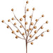 10.4" Artificial Berry Ornament Stem Pick -Gold (pack of 36) - XK9154-GO