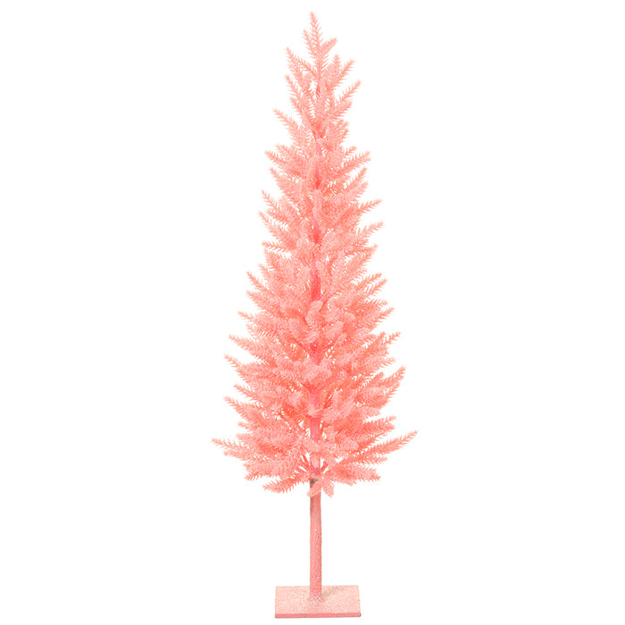 27" Pine Cone-Shaped Artificial Topiary Tree w/Stand -Pink (Pack of 4) - XLR129-PK