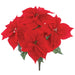 23" Majestic Velvet Artificial Poinsettia Flower Bush -Red (Pack of 6) - XPB029-RE