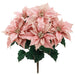 23" Sparkle Poinsettia Artificial Flower Bush -Pink (Pack of 6) - XPB620-PK
