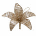 5.5" Silk Glittered Lily Clip-On Flower -Beige/Tiffany - XPC002-BE/TF