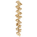 6'5" Metallic Velvet Magnolia Leaf Artificial Garland -Gold (Pack of 4) - XPG001-GO