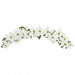 72" Wide Silk Poinsettia Flower Swag -Cream (Pack of 4) - XPG496-CR