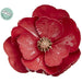 6" Artificial Magnolia Clip-On Flower -Crimson (pack of 12) - XPH236-CS