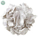 6" Velvet Artificial Hydrangea Clip-On Flower -Green/Gray (pack of 12) - XPH392-GR/GY