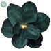 7" Velvet Magnolia Battery Operated Fiber Optic Light Artificial Clip-On Flower -Green (Pack of 12) - XPH710-GR