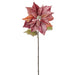 28" Shimmer Velvet Poinsettia Artificial Flower Stem -Mauve/Pink (Pack of 12) - XPS006-MV/PK