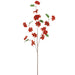 38.5" Velvet Poinsettia Artificial Flower Stem -Red/Gold (Pack of 12) - XPS025-RE/GO