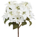 26" Poinsettia Silk Flower Stem Branch -Cream (Pack of 6) - XPS492-CR