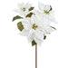 28" Poinsettia Silk Flower Stem -Cream (Pack of 12) - XPS494-CR