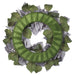 22" Artificial Velvet Poinsettia Flowering Hanging Wreath -Lavender - XPW164-LV
