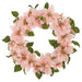 36" Poinsettia Flower Silk Wreath -Pink (Pack of 2) - XPW499-PK