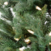 6'Hx40"W Flocked Alaska Spruce Artificial Christmas Tree, LED Pre-Lit -Green - Y5A326-GR/FS