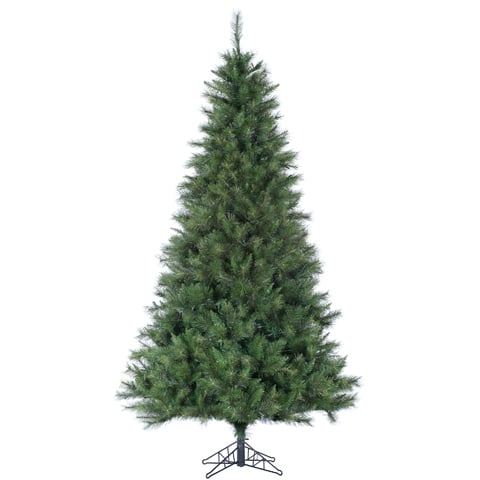 7'6"Hx51"W Canyon Mixed Pine Artificial Christmas Tree w/Stand - Y9C275-GR