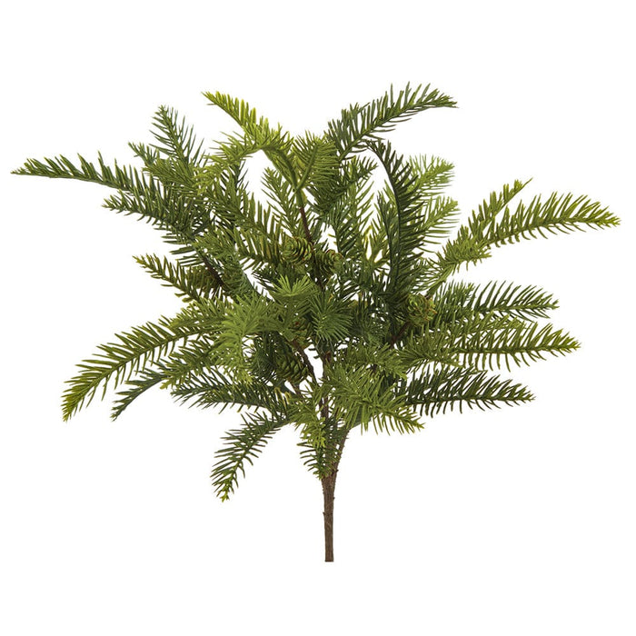 17" Pine & Pinecone Artificial Plant -Green (Pack of 6) - YB0322-GR
