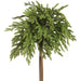 17.5" Glittered Artificial Pine Stem Bundle -Green (Pack of 12) - YB4075-GR
