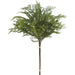 26" Glittered Artificial Deluxe Mixed Cedar Stem Bundle -Green (Pack of 12) - YBC778-GR