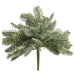 12" PE Soft-Touch Pine Artificial Plant -Green/White (Pack of 12) - YBP002-GR/WH