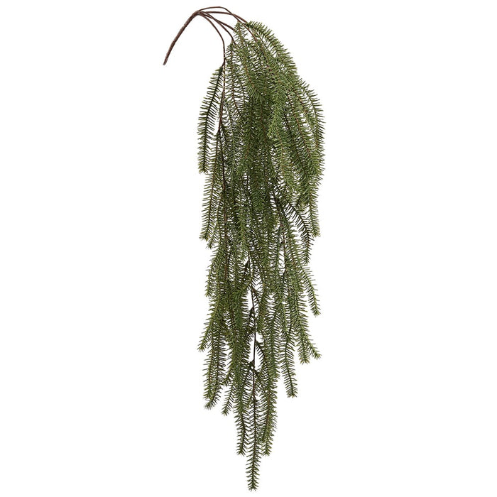 35" Hanging Pine Artificial Plant -Green (Pack of 6) - YBP005-GR