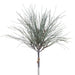 15" Long Needle Pine Artificial Stem Bundle -Gray/Green (Pack of 12) - YBP019-GY/GR