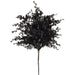 22" Flocked Artificial Pine Stem Bundle -Black (Pack of 12) - YBP606-BK
