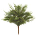 17" PE Soft-Touch Pine & Juniper Artificial Plant -Green (Pack of 6) - YBX009-GR