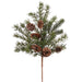 21" Mixed Pine & Pinecone Artificial Plant -Brown/Green (Pack of 12) - YBX050-BR/GR