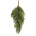 36" Deluxe Glittered Artificial Mixed Cedar Teardrop Swag -Green (Pack of 4) - YDC780-GR