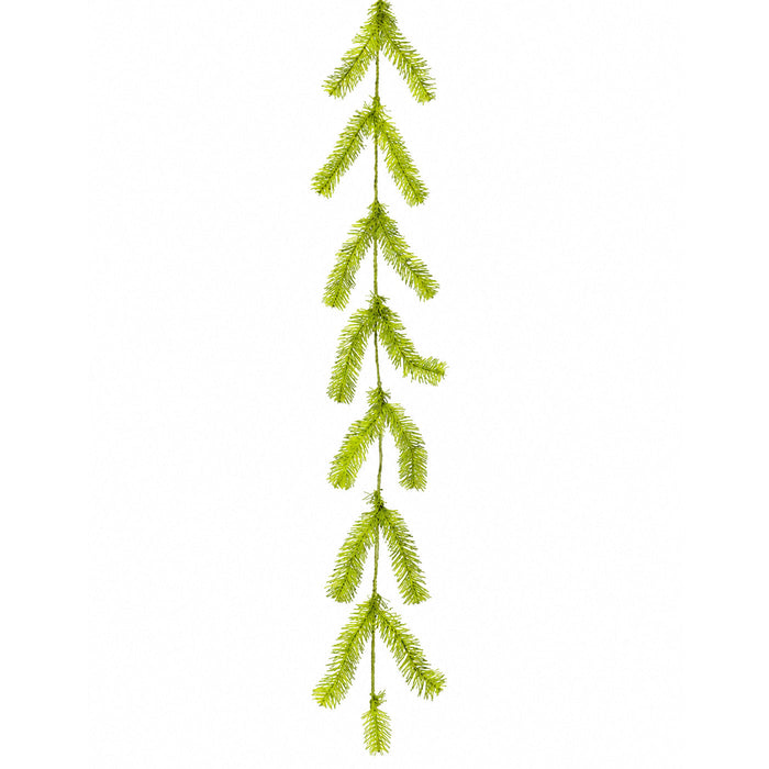 10' Pine Work Artificial Garland -Lime Green (Pack of 24) - YG2010-LM/GR