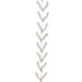 10' Pine Work Artificial Garland -White (pack of 24) - YG2010-WH/WH
