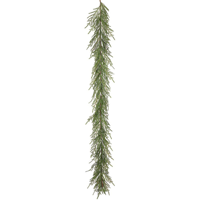 6' PE Soft-Touch Cypress Artificial Garland -Green (Pack of 4) - YGC093-GR