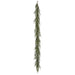 6' PE Soft-Touch Cypress Artificial Garland -Gray/Green (Pack of 4) - YGC093-GY/GR