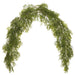90.5" Wide Artificial Cedar Mantel Swag -Green (Pack of 2) - YGC143-GR