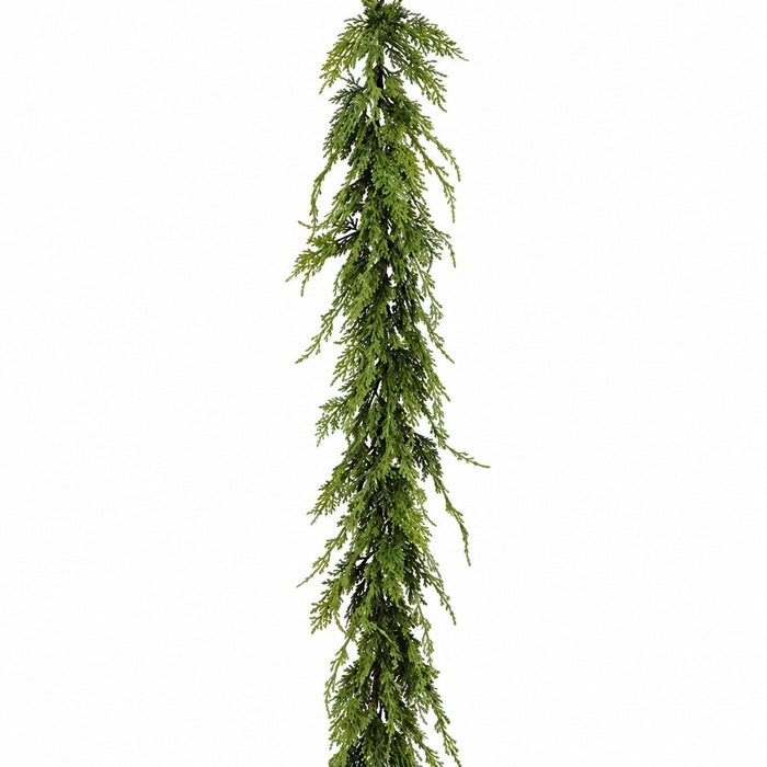 6' Cypress Artificial Garland -Green (Pack of 4) - YGC506-GR
