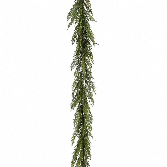 6' Cedar & Twig Artificial Garland -Green (Pack of 6) - YGC516-GR