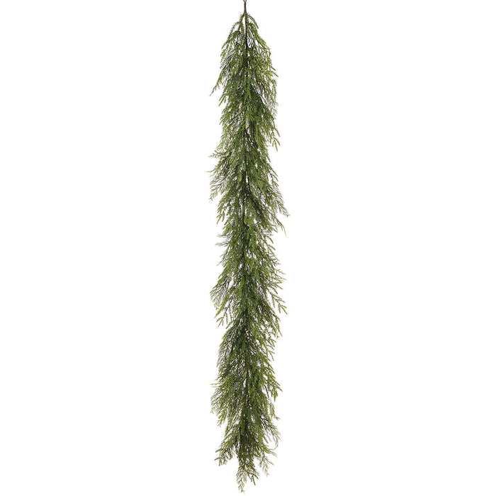 6' Deluxe Mixed Cedar Artificial Garland -Green (Pack of 6) - YGC768-GR