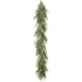 6' Glittered Deluxe Mixed Cedar Artificial Garland -Green (Pack of 6) - YGC777-GR