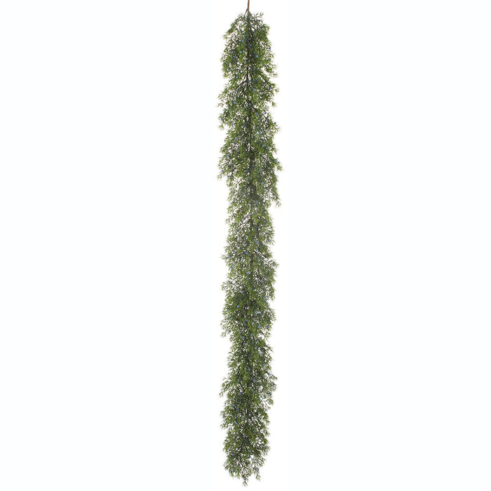 5' Juniper Artificial Garland -Green/Blue (Pack of 2) - YGJ611-GR/BL