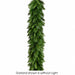 9'Lx24"W Long Needle Pine Artificial Garland, LED Pre-Lit -Green - YGN629-GR