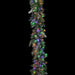 9'Lx12"W Flocked Pine & Pinecone Artificial Garland, LED Pre-Lit (Multi-Mode) -Green (Pack of 2) - YGP409-GR/SN