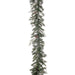 9'Lx12"W Flocked Pine & Pinecone Artificial Garland, LED Pre-Lit (Multi-Mode) -Green (Pack of 2) - YGP409-GR/SN
