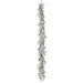 6' Flocked Pine Artificial Garland -White/Green (Pack of 12) - YGP548-WH/GR