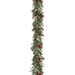 6' Mixed Pine, Berry & Pinecone Artificial Garland -Green/Red (Pack of 2) - YGX060-GR/RE