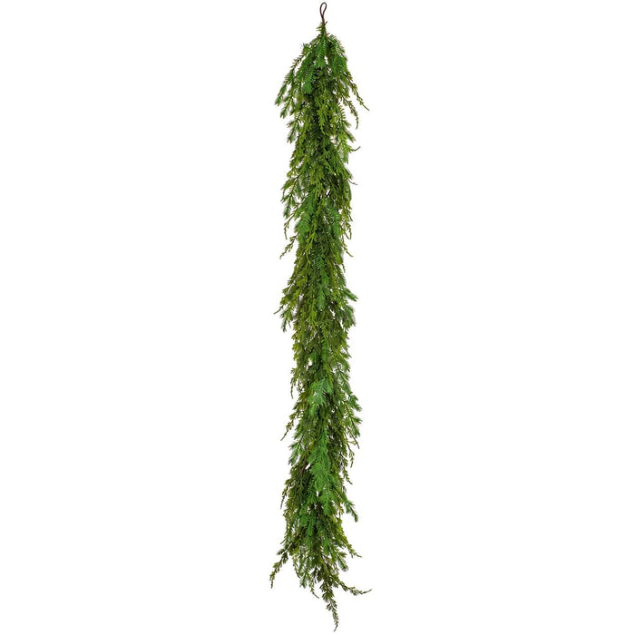 6' Mixed Pine Artificial Garland -Green (Pack of 2) - YGX710-GR