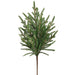 18" PE Soft-Touch Artificial Cypress Stem Pick -Green (Pack of 12) - YKC031-GR