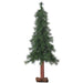 36"Hx19"W Alpine Artificial Christmas Tree w/Metal Plate -Green - YNT713-GR
