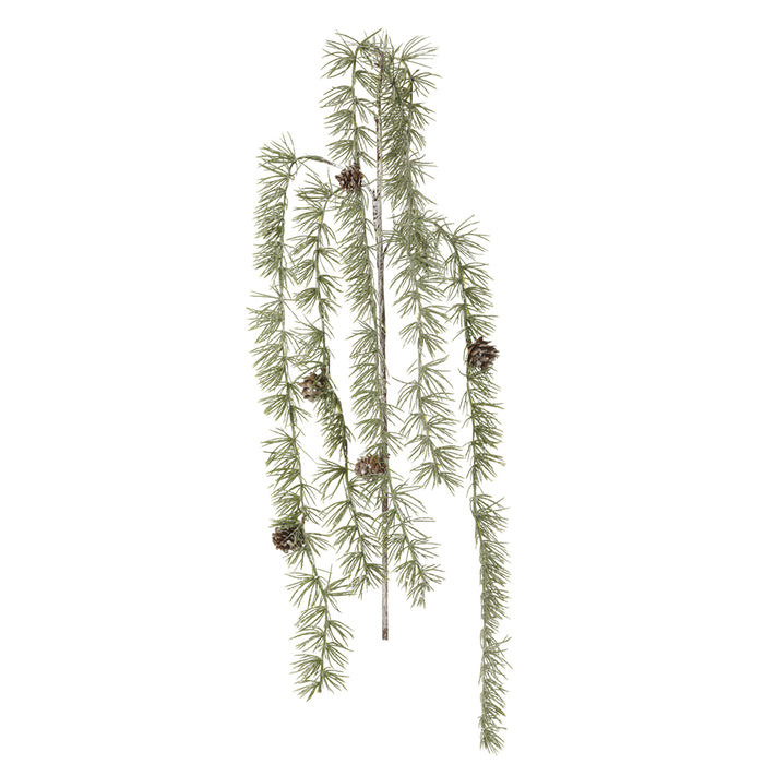 44" Hanging Artificial Ming Pine Stem -Green (Pack of 12) - YS1000-GR
