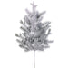 32" Artificial Snowed Pine Stem -White/Green (pack of 12) - YS1546-WH/GR
