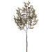 43" Frosted Artificial Pine & Pinecone Stem -Green/Gray (Pack of 6) - YS3309-GR/GY
